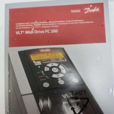 Danfoss FC-280P4K0T4E20H2BXCXX VLT Midi Drive 4kW 380-480V Profibus AC-frequentieomvormer