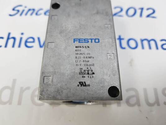 Festo MFH-5-1/4 Pilot Poppet Solenoïde Valve