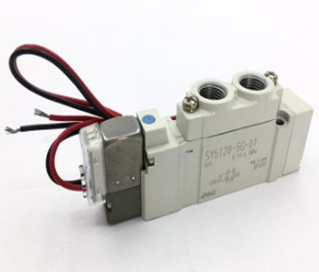 SMC SY5120-5G-01 Valve, Sol, SY5000 SOL/VALVE, RUBBER SEAL Nominale spanning 24 VDC