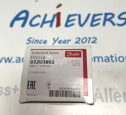 Danfoss-solenoïde klep, EV225B, functie: NC, G, 1/2, 3 m3/h, PTFE 032U3805