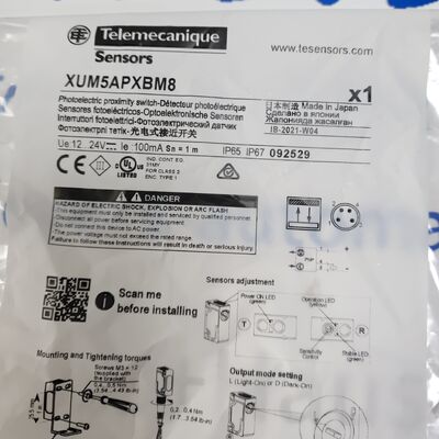 Telemecanique XUM5APXBM8 Miniatuur diffuse foto-elektrische sensor