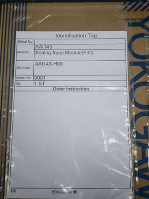 YOKOGAWA AAI143-H00 16-kanaals geïsoleerd analoog ingangsmodule