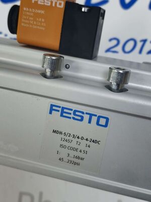 FESTO MDH-52-34-D-4-24DC Solenoïdeklep, 24VDC Klepspoel Assemblage