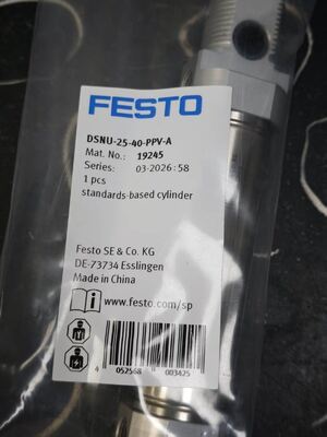 FESTO DSNU-25-40-PPV-A Ronde pneumatische cilinder